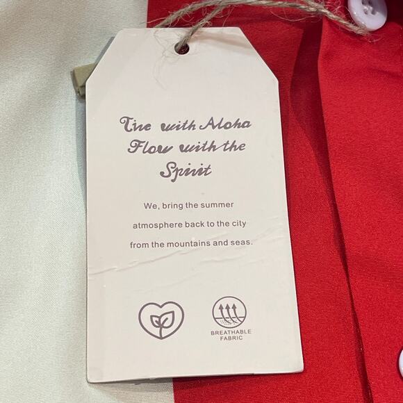 Hard Daddy Christmas Greetings Rockabilly Stripe Aloha Shirt Size 3XL - Picture 5 of 6